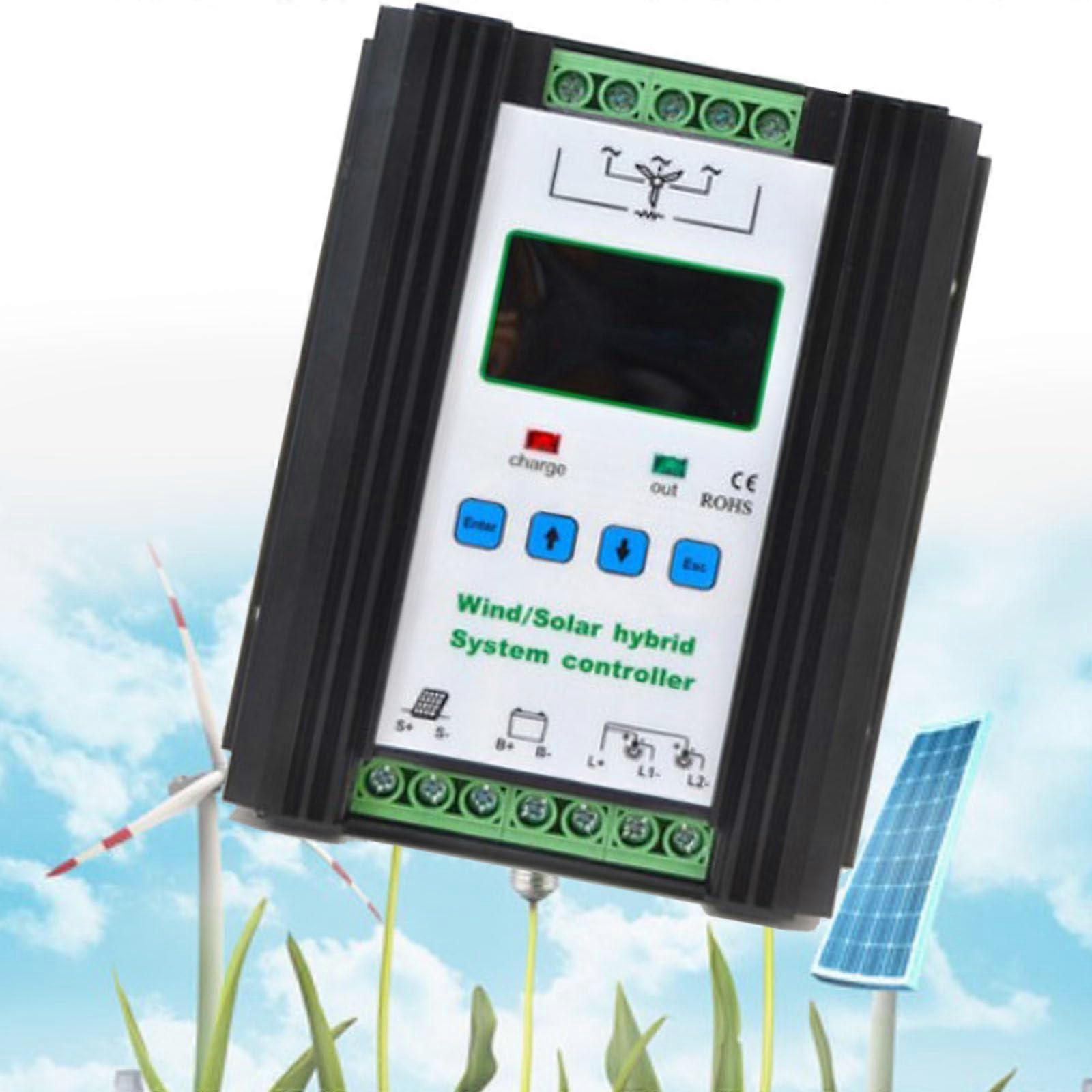 Wind Solar Hybrid MPPT Charge Controller with Dump Load, 12V 24V 48V OffGrid Battery Bank