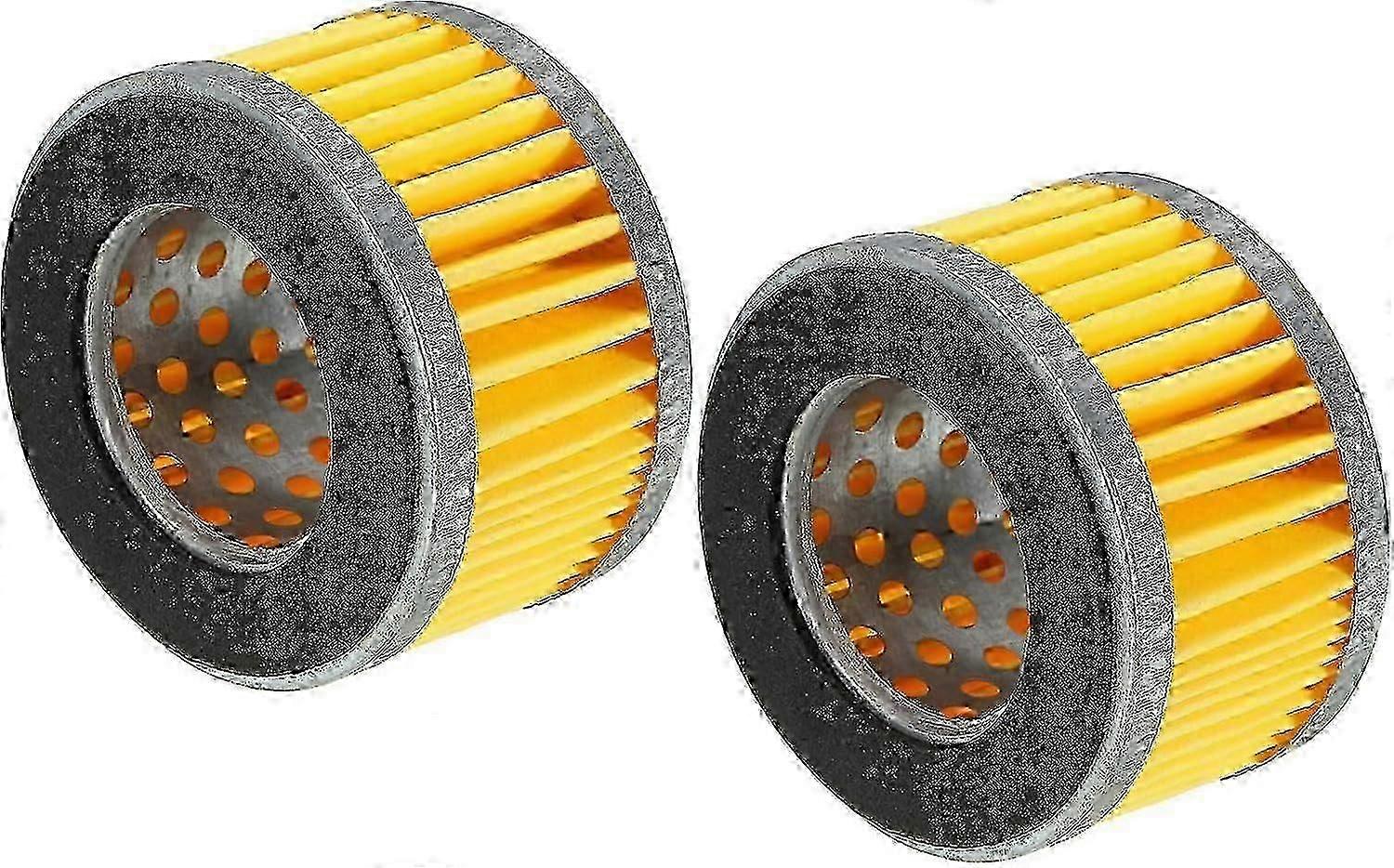 2-Pack Paper Air Filter Elements for Replacement in Compressor Intake Systems
