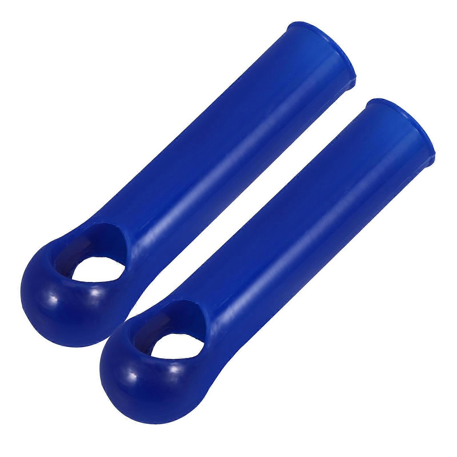 Blue Replacement Broom Handle Grip for Dustpan and Mop 10Pcs