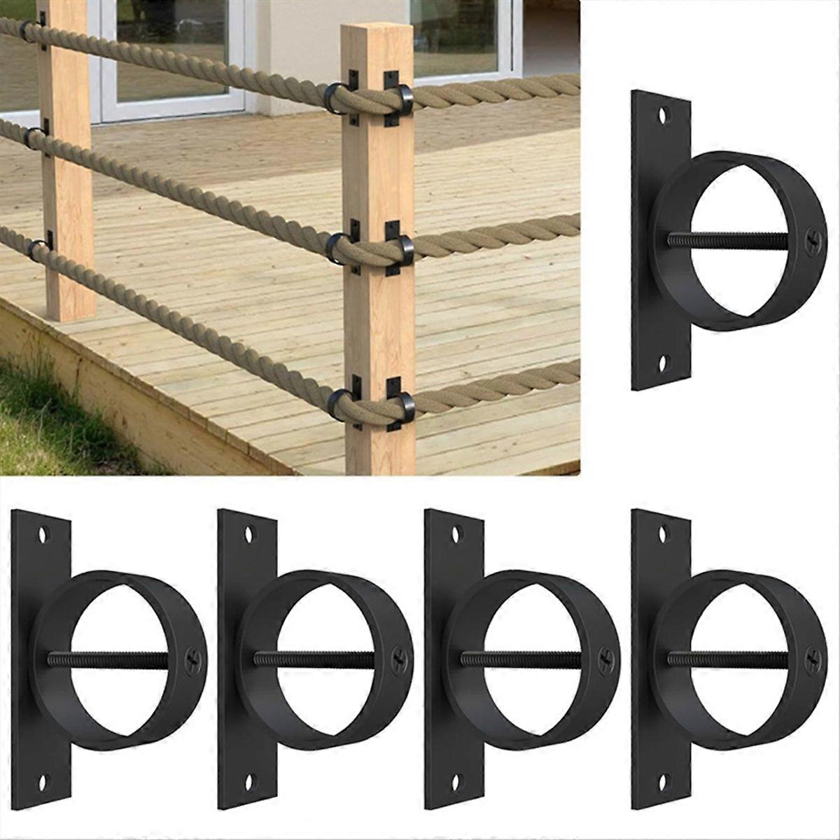 5Pack Rope End Snap with Screw Securing Rope Support Rope Cap