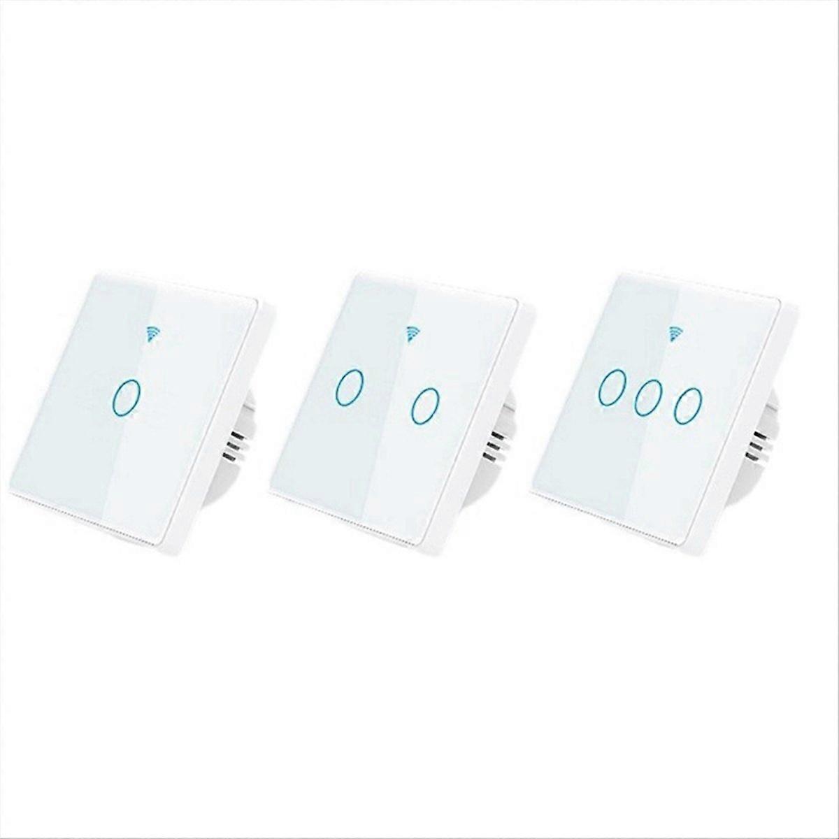 Wi-Fi Wall Switch, Smart Touch Screen Control