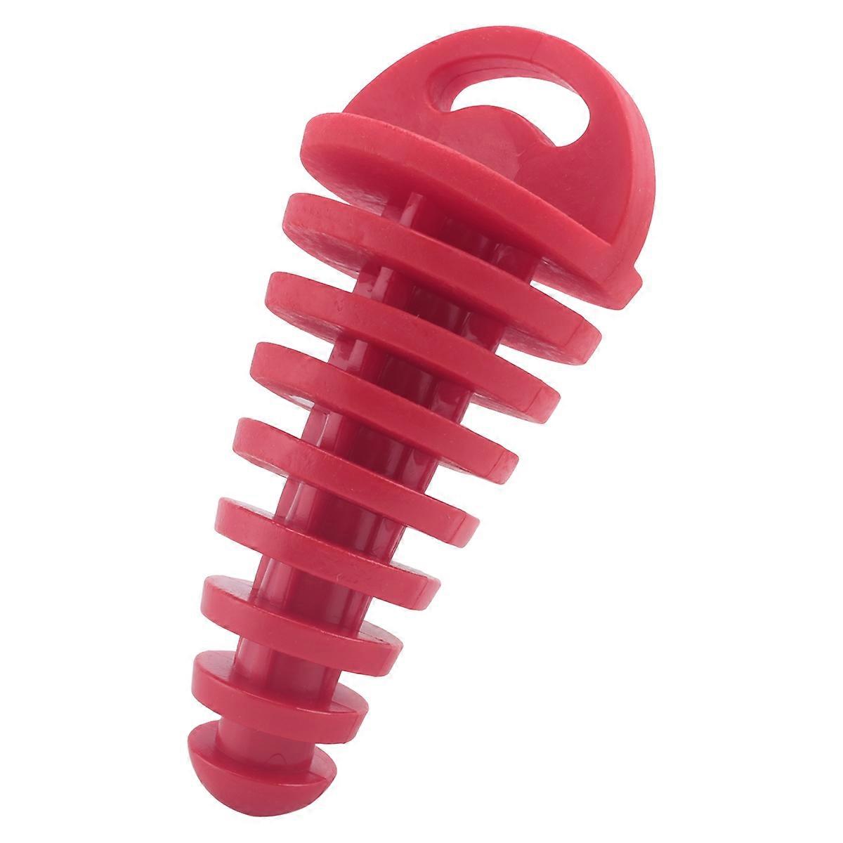 Muffler Pipe Exhaust Plug for Motorcycle 2 4 Stroke, Red