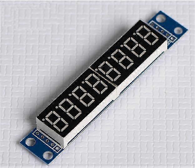 MAX7219CWG 8Digit Red LED Display Module for Arduino and Raspberry Pi Projects