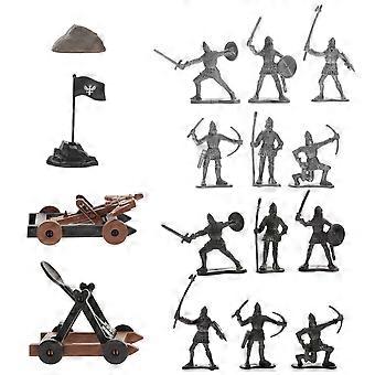 Kriegsfahrzeug-Modellspielzeug zum Spielen, 1 Set simulierter Militärsoldatenausrüstung