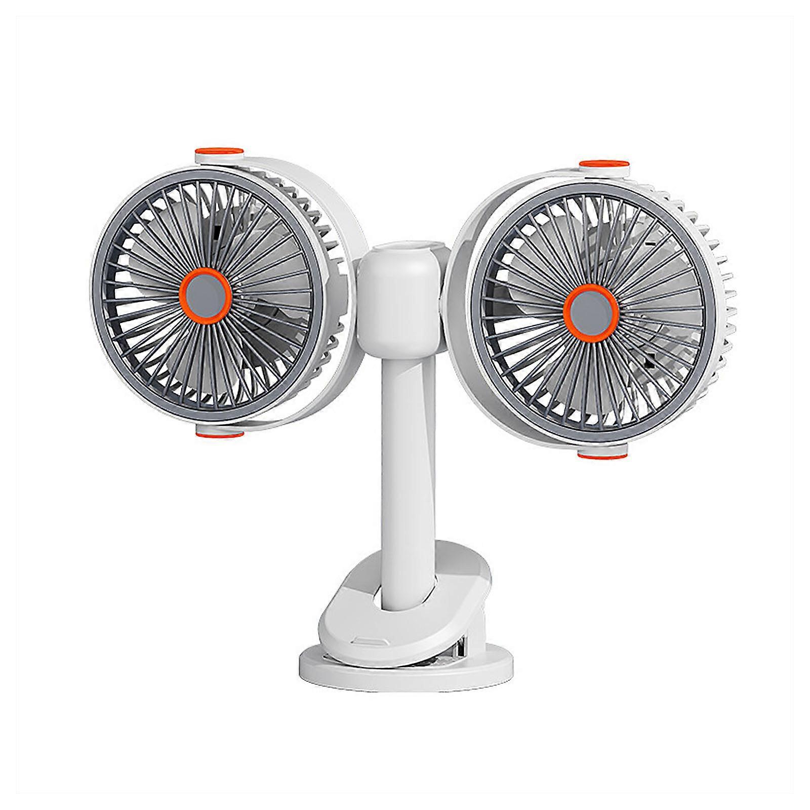 Adjustable Desktop Fan Including Separate Head Function 5V Low Power Operation Energy Efficient Multicolor