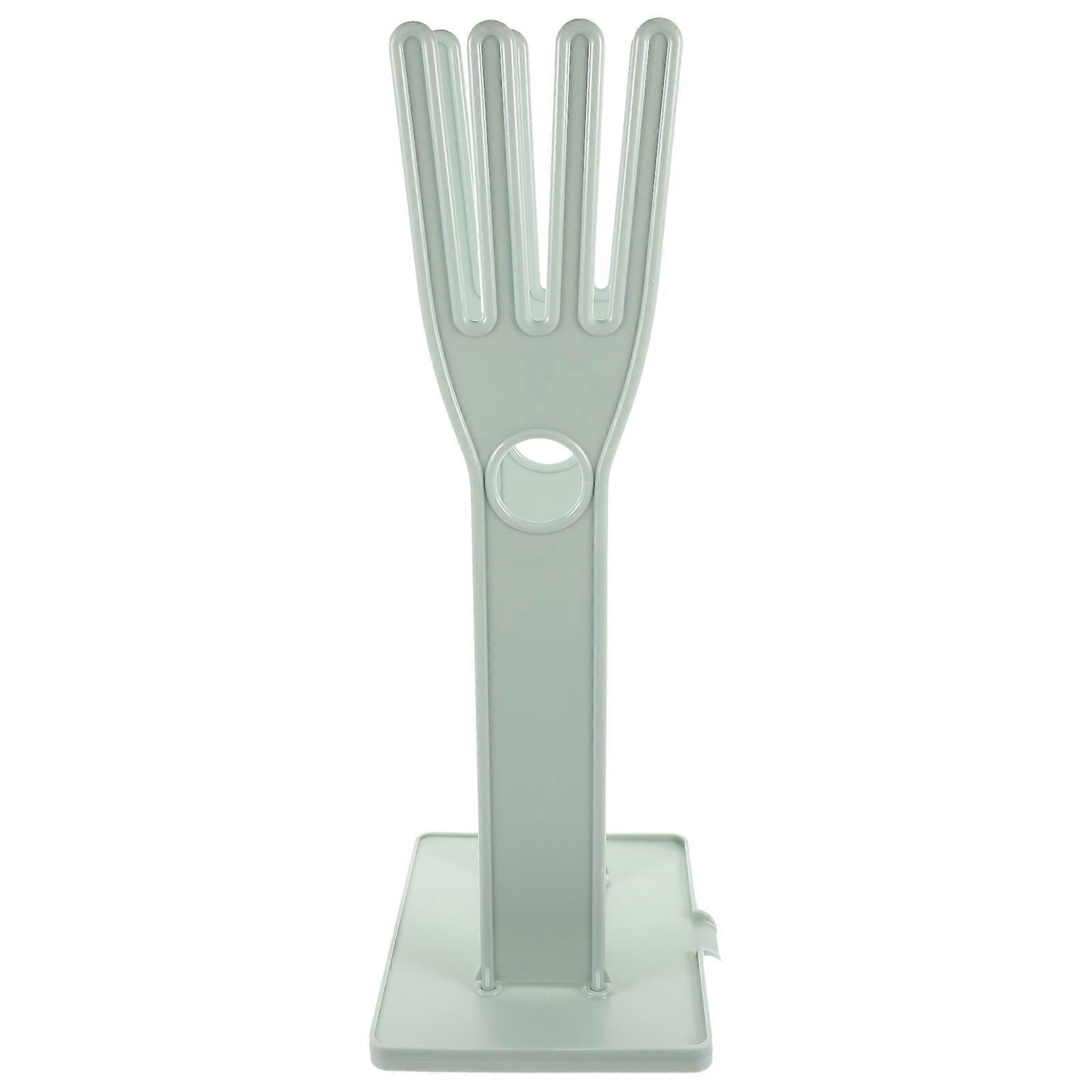 Kitchen Sink Drying Rack Housewives Tools Glove Storage Blue Color Rectangular Shape 1Set