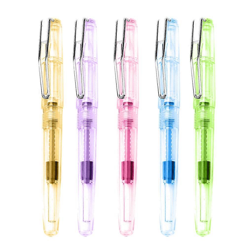 Soft Head Calligraphy Pen for Writing Use 5Pcs Practical Creative Brush