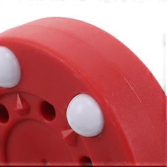 Hockeytrainings- en rolhockeypucks van plastic voor oefening, 5-delige set