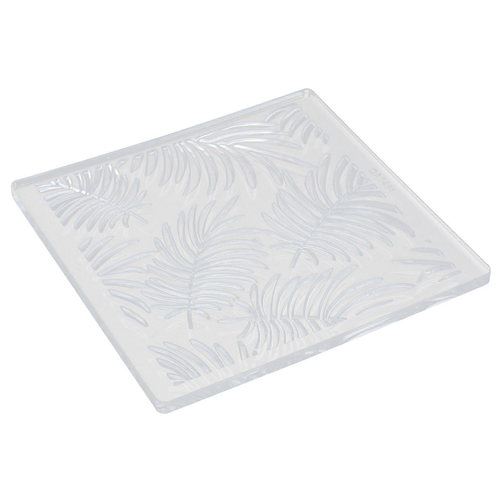 Cake Mold Fondant Embossing Mat for Decor Leaf Pattern