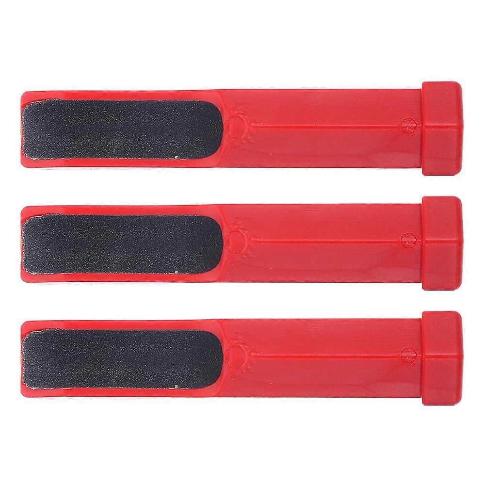 3 Stück Pool-Queue-Tip-Shaper Kunststoff-Trimmer-Queue-Krawatte Polier-Queue-Tip-Reparaturtrimmer