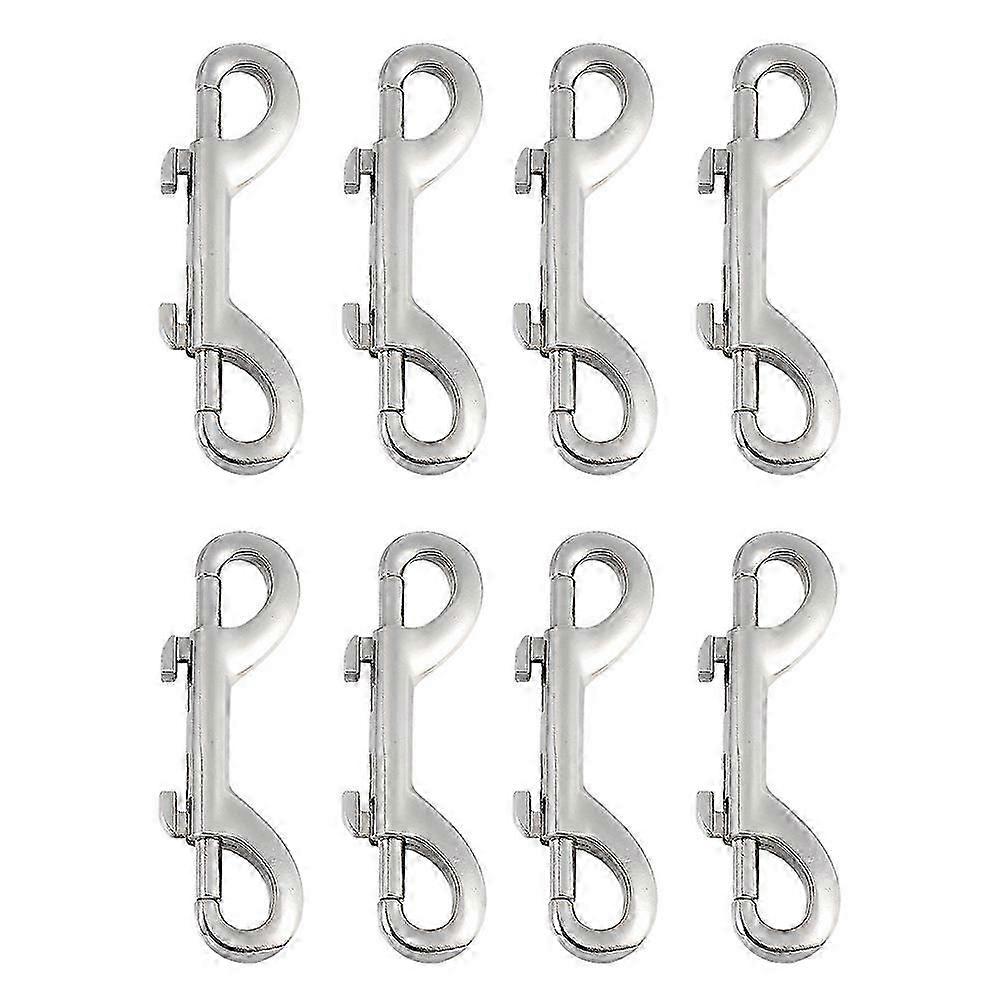 Double Ended Trigger Hook Durable Snap Hook for Connecting 8Pcs Metal Clips
