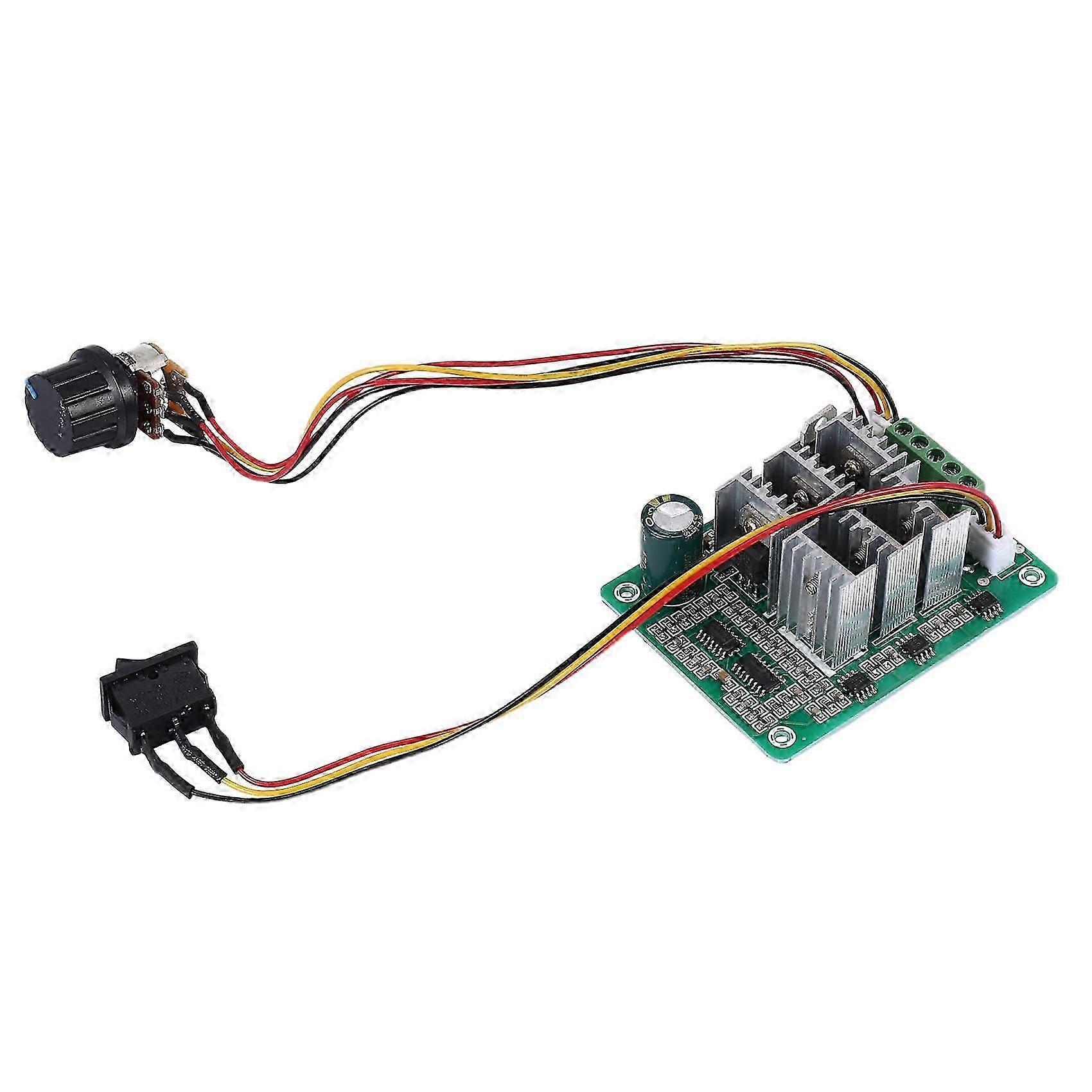 BLDC Three Phase Brushless Sensorless Motor Controller BL01 15A Violent Fan Modulation DC5V6V9V12V36V Forward and Reverse