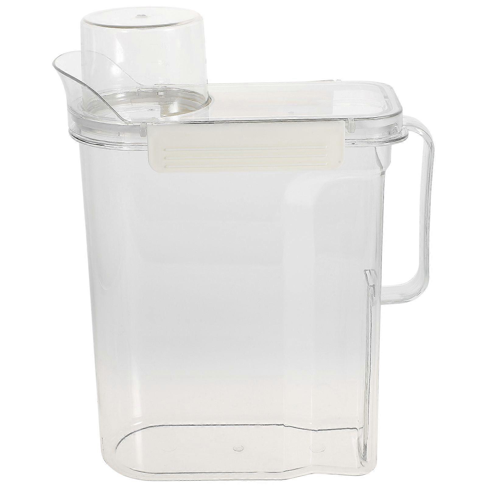 Refillable Laundry Detergent Container Detergent Powder Bucket Sub Storage Bucket