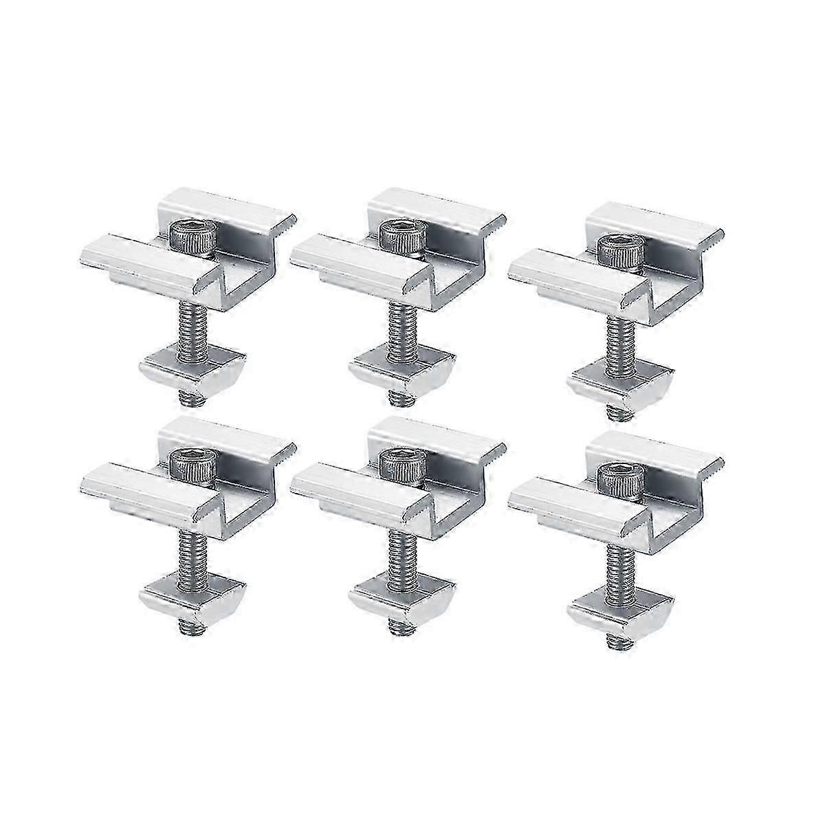 8Pack Solar Panel Mounting Brackets, Solar Panel End , Centre , suitable for PV Solar Panel Solar Module 35m