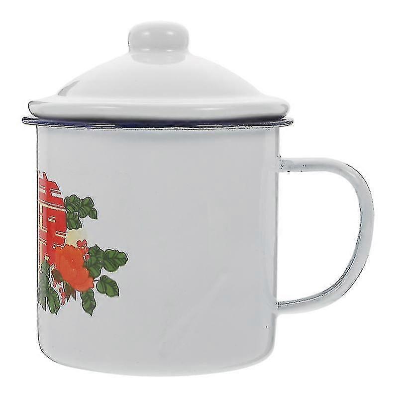1pcs Kitchen Tableware,Enamel Drinking Mug