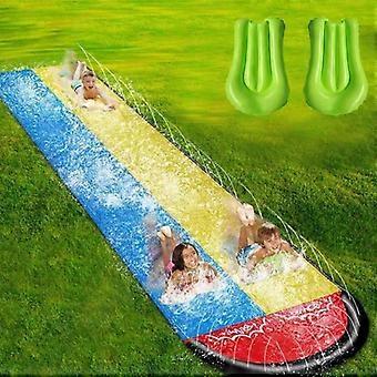 Water Play - Double Surf Water Play Mat - Super Thick and Durable PVC - Double Surfboards Included
