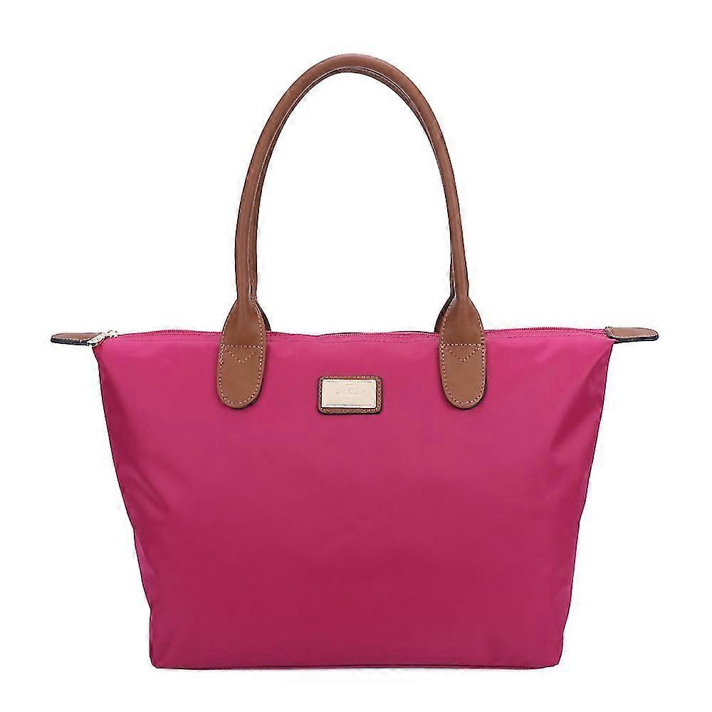 Polyester Tote Bag  Rose framboise
