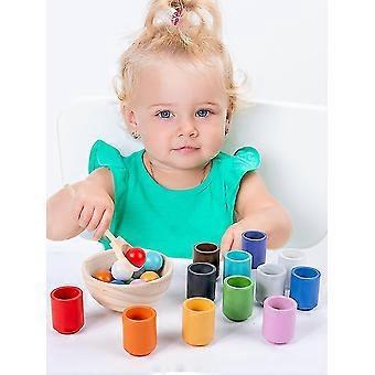 12-color Sorting Ball And Cup Set For Early Education And Cognitive Development Of Children