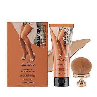 zephoco Diese Concealer-Foundation-Creme für mittelfarbige Beine ist wasserfest, schweißfest, langanhaltend, leicht und nicht klebrig und kann den Hautton verbessern