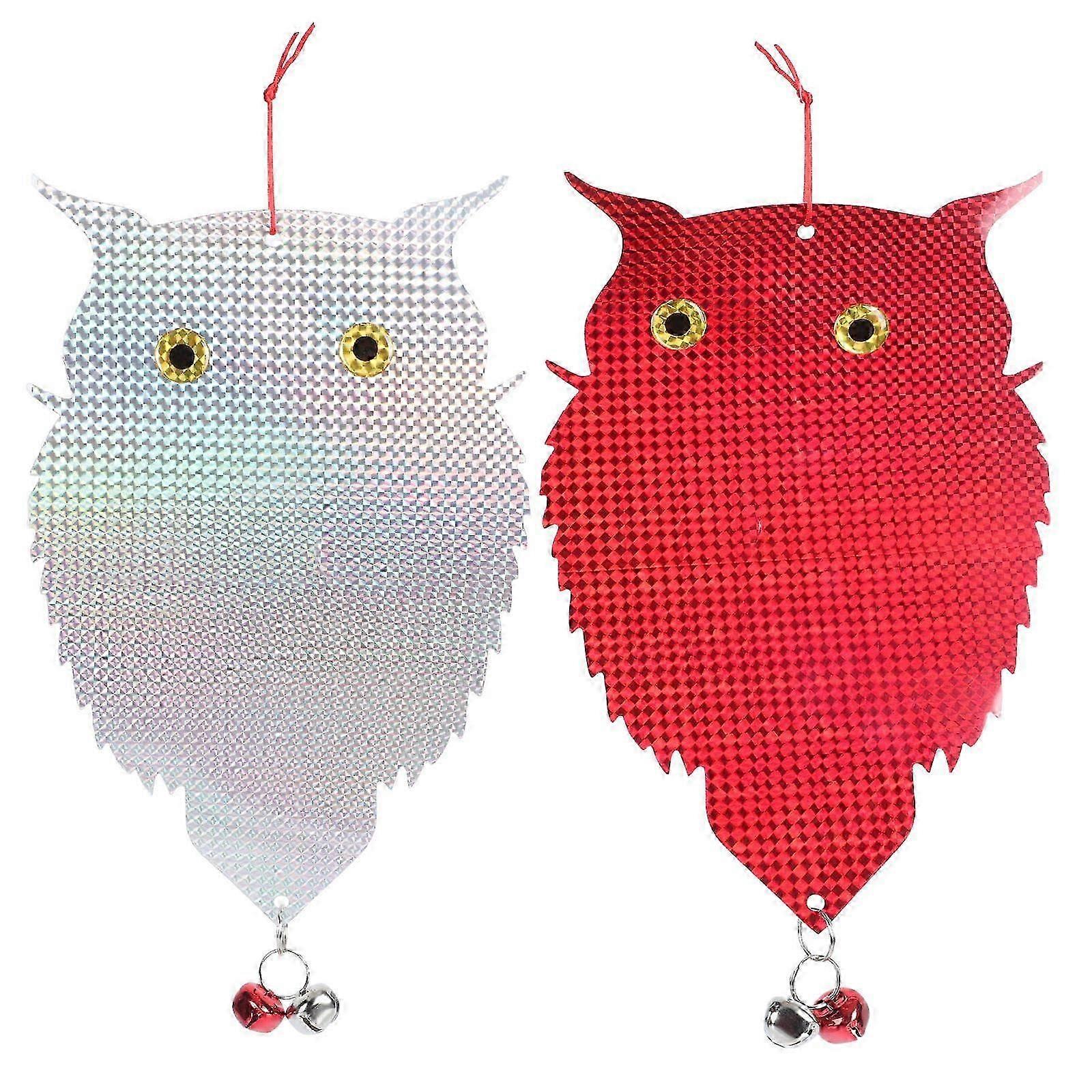 Fake Owl Accessory, Prevents Bird Damage through Light Reflection Technique