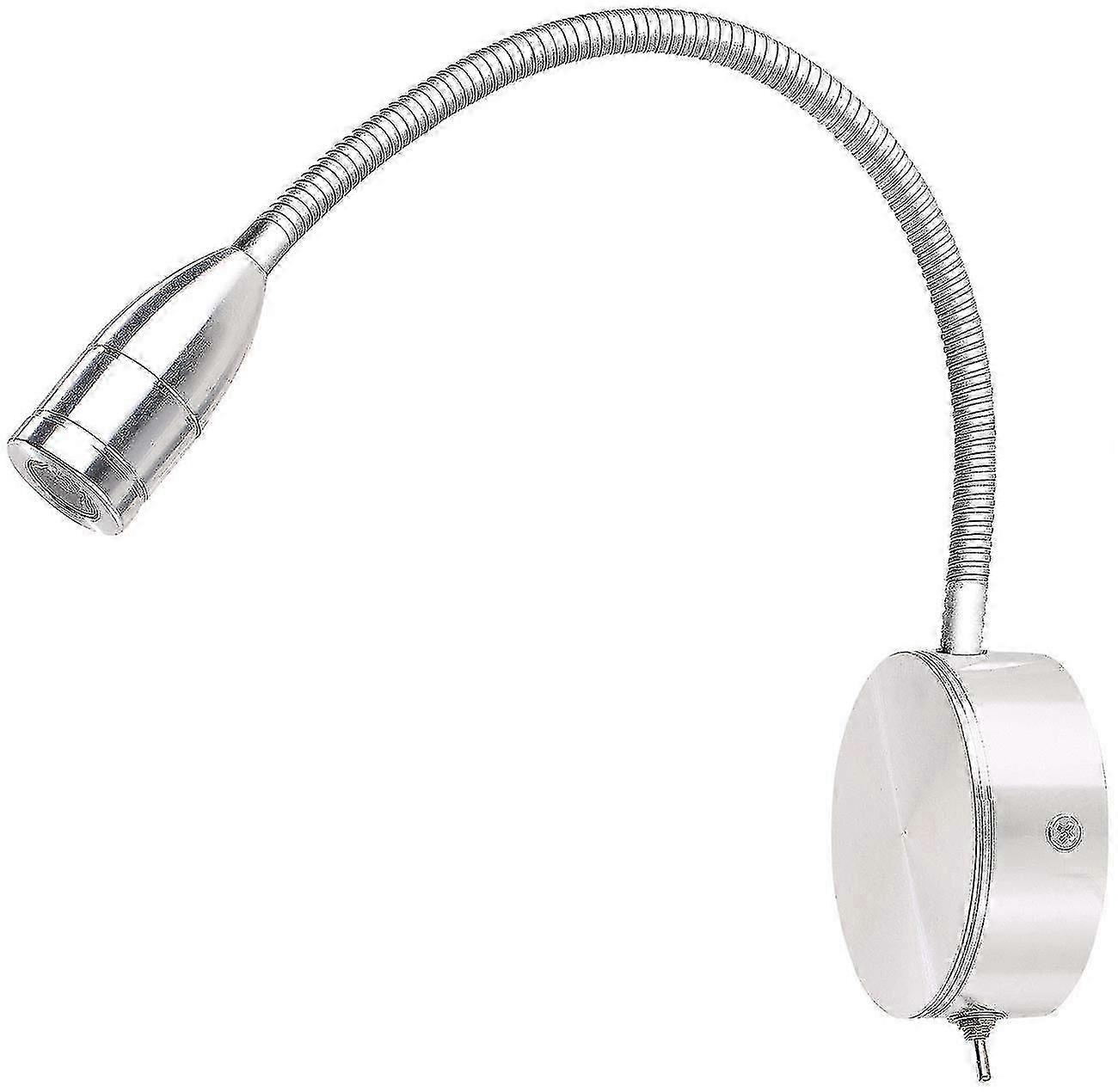 Gooseneck Bed Lamp,led Bed&reading Light,wall Mounting,3 W,cool White