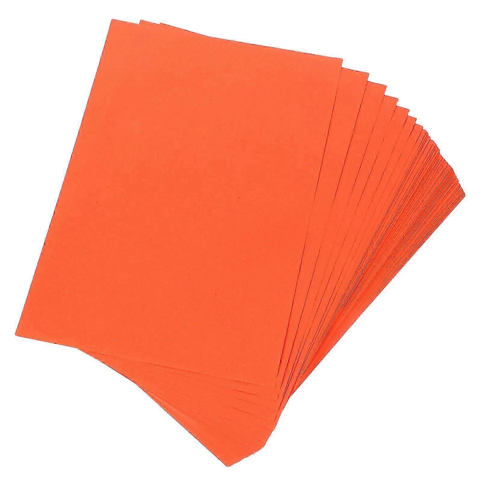 Orange Colored Paper Sheets for Crafting DIY Projects 300 Sheets