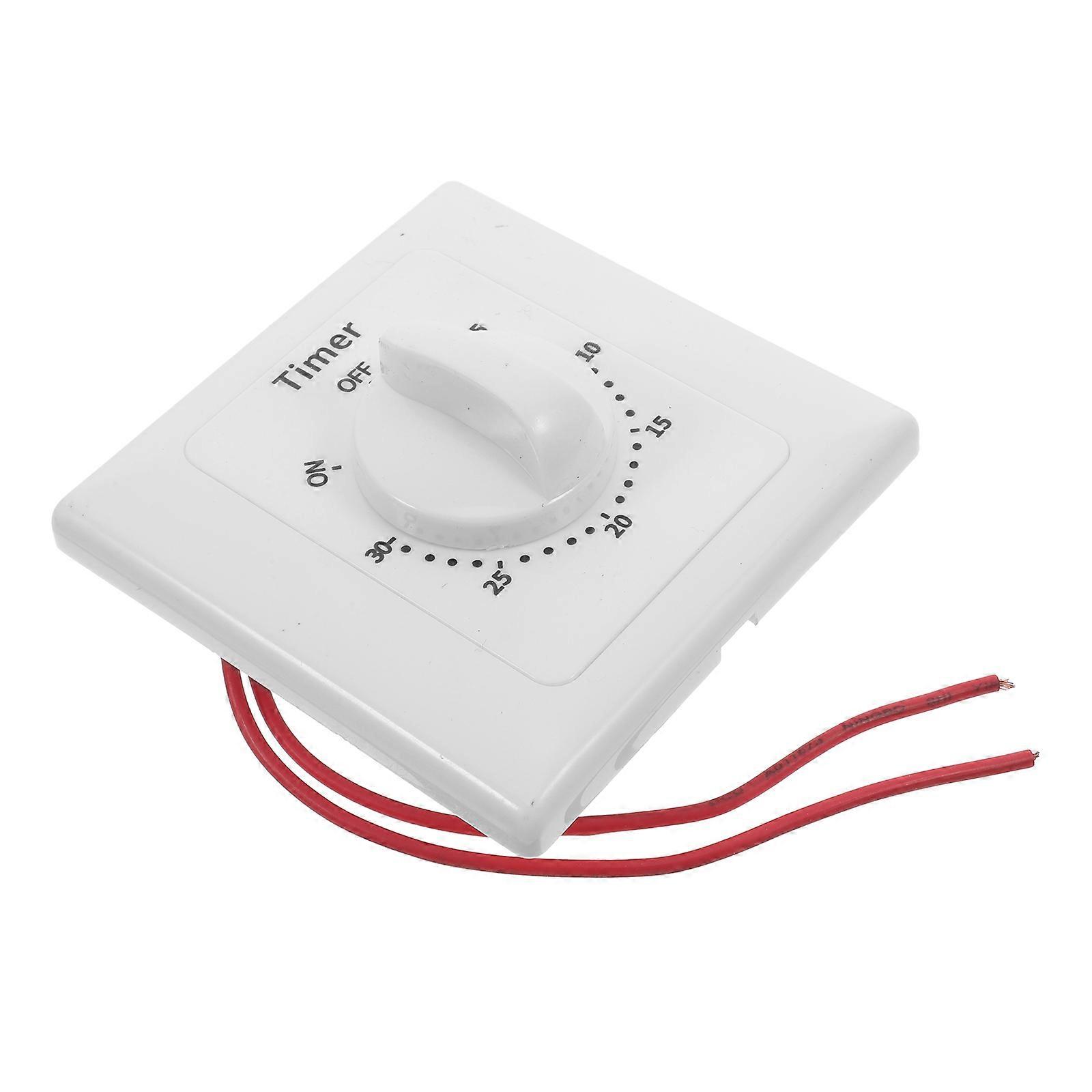 Countdown Timer Switch Indoor Electrical Outlets Ideal for Lights and Fans Programmable Time Delay Relay Module Automatic Shutoff