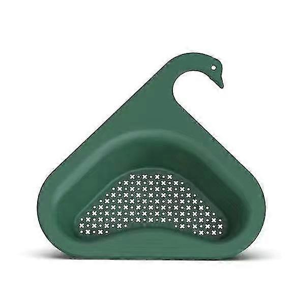 Corner Kitchen Sink Strainer Basket Triangular Mesh Debris Catcher