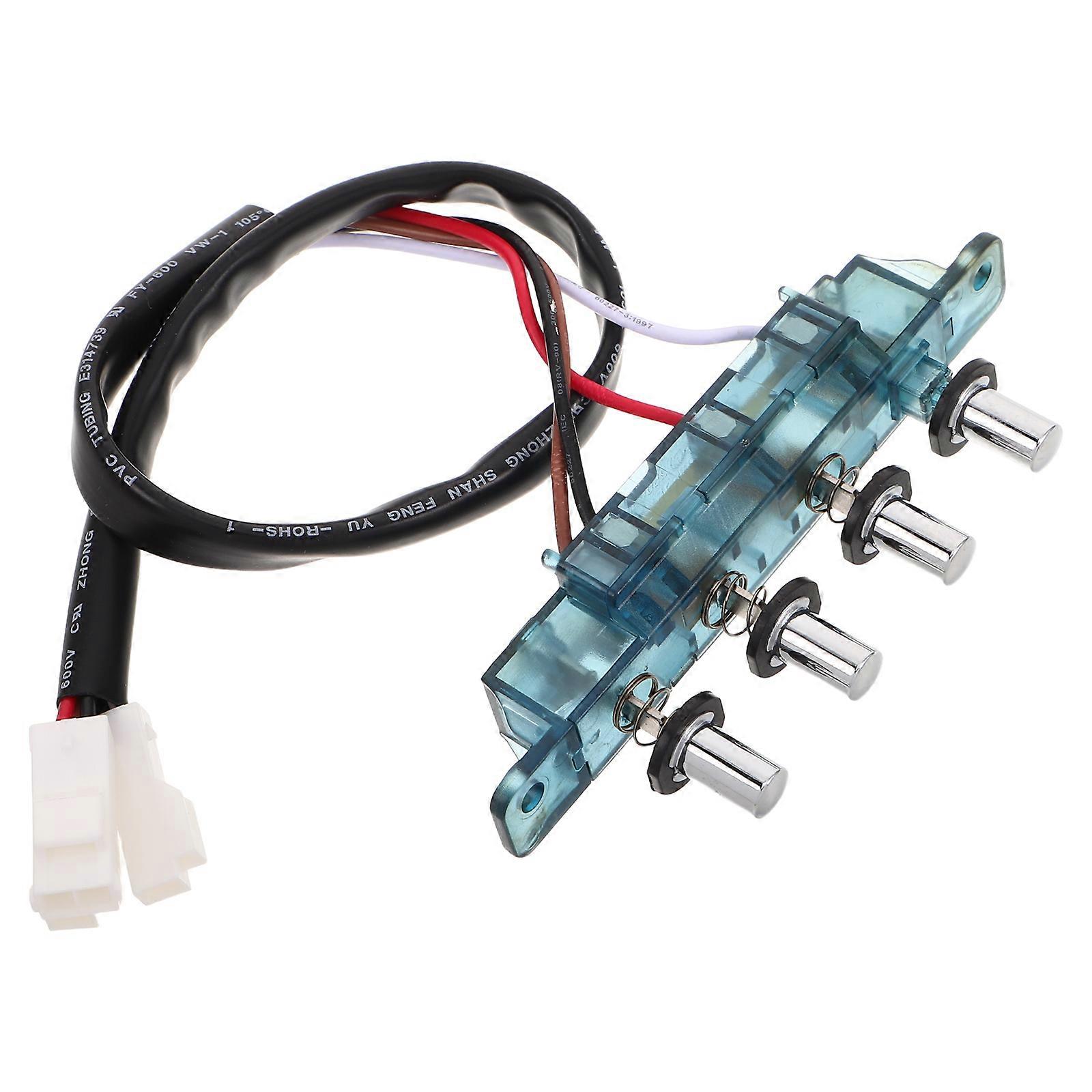 Range Hood Switch Pushbutton with 4 Button Controller for Kitchen Use