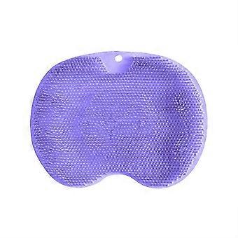 Douche Rug & Voet Schrobber, Wandgemonteerde Achterkant Schrobber Siliconen Bad Massage Kussen Borstel Met Zuignappen
