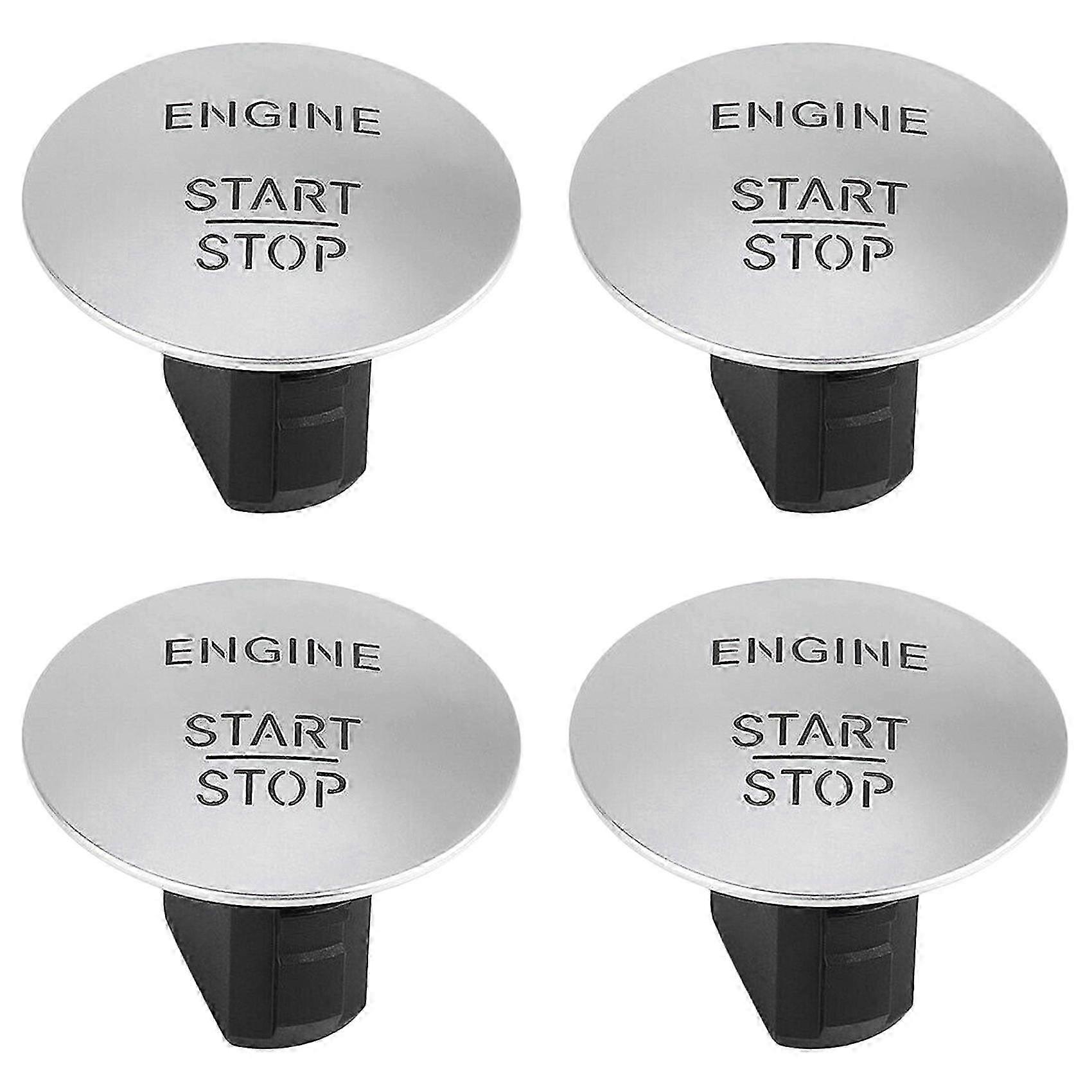 4X compatible with Mercedes-Benz Push to Start Button Keyless Go Engine Start Stop Push Button