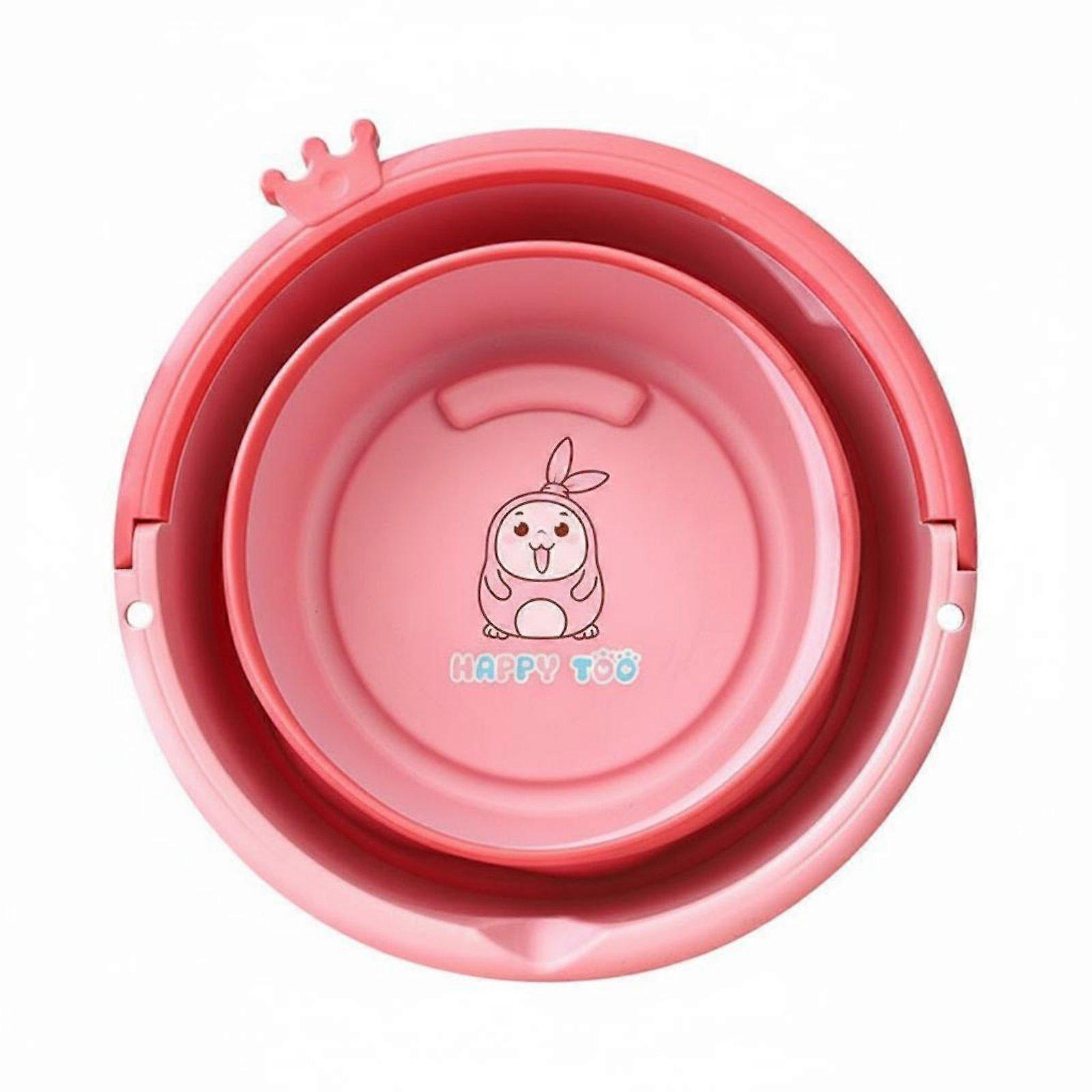 Foldable Bucket Space-Saving Foldable Bucket Thickened Material Foldable Cartoon