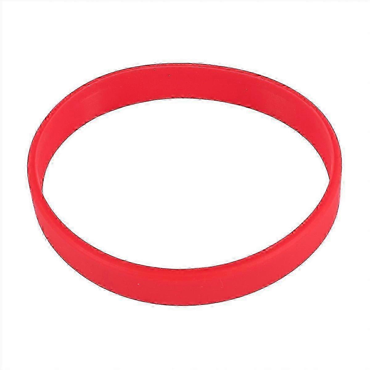 Silicone Rubber Wristband Bangle Red