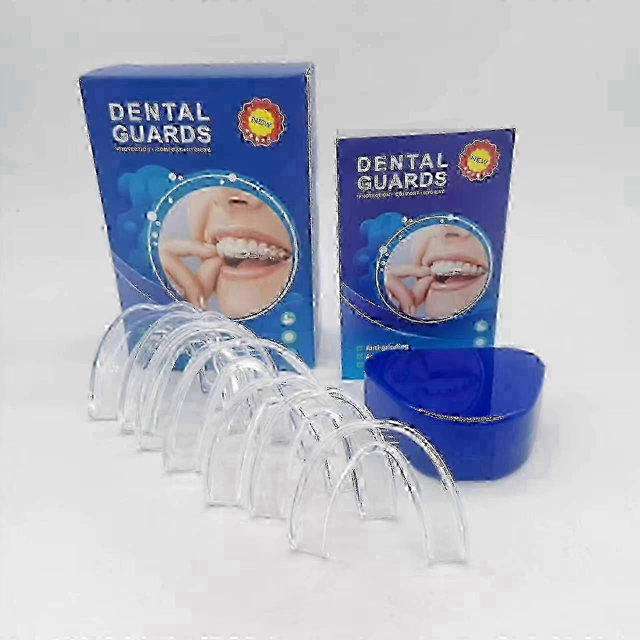 8Pcs Night Guard for Teeth Grinding, Clenching, Custom Moldable Mouth Protector