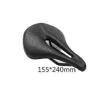 Selim de carbono para mountain bike/bicicleta de estrada 240x143mm/240x155mm, superleve, com acabamento em carbono natural.