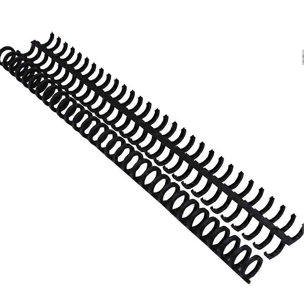 Black Loose-Leaf Hinge Hinge for Notebook for Decoration 5Pcs