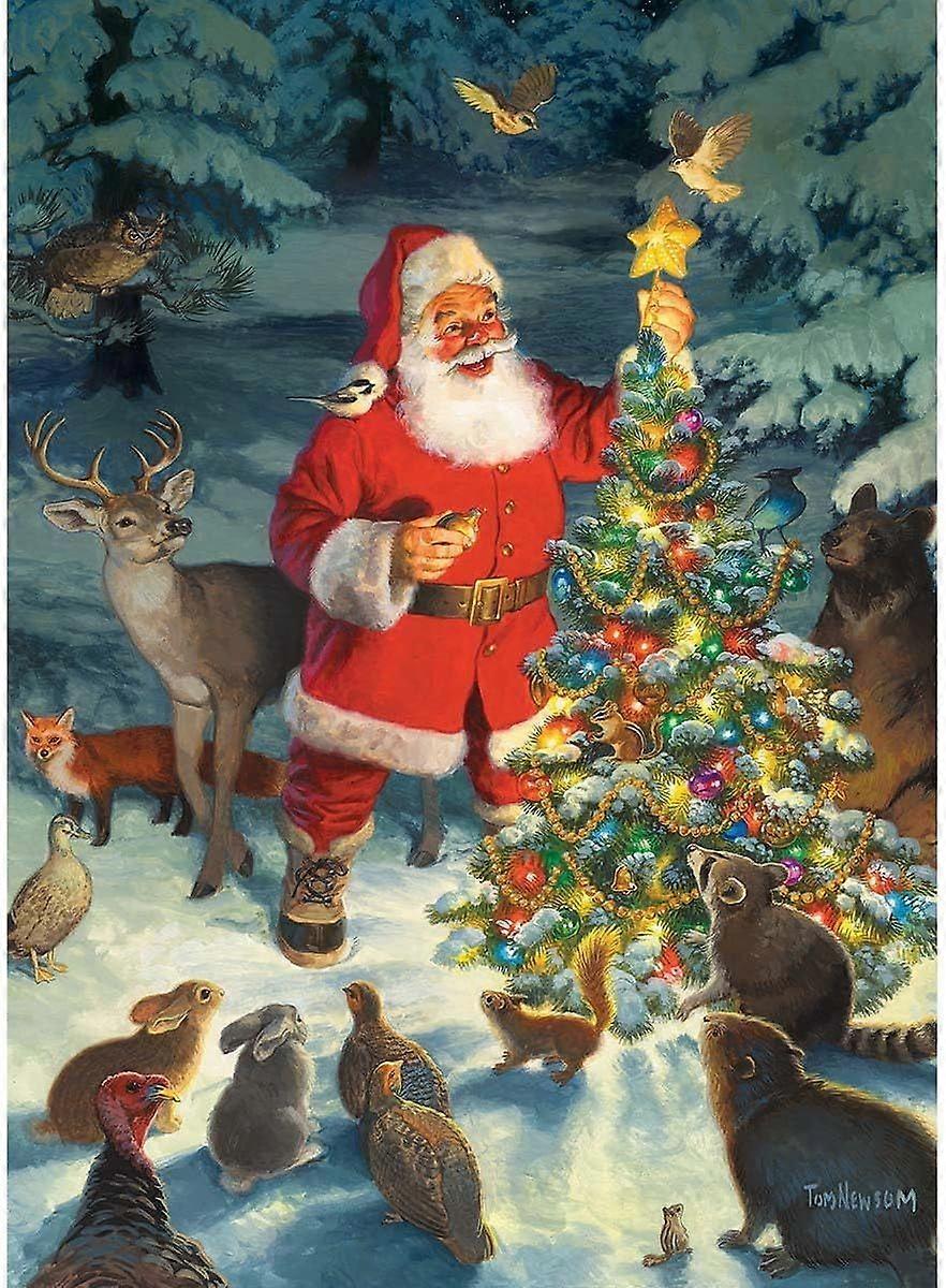 Weihnachtsmann-Baum-Puzzle VV427