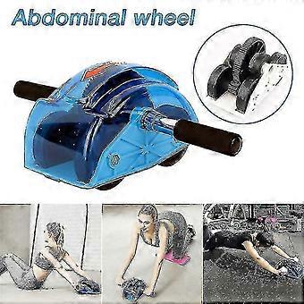 Abdominal Wheel 4 Roller Wheel Abdominal Muscle Exerciser With Gear For Home Gym Workout