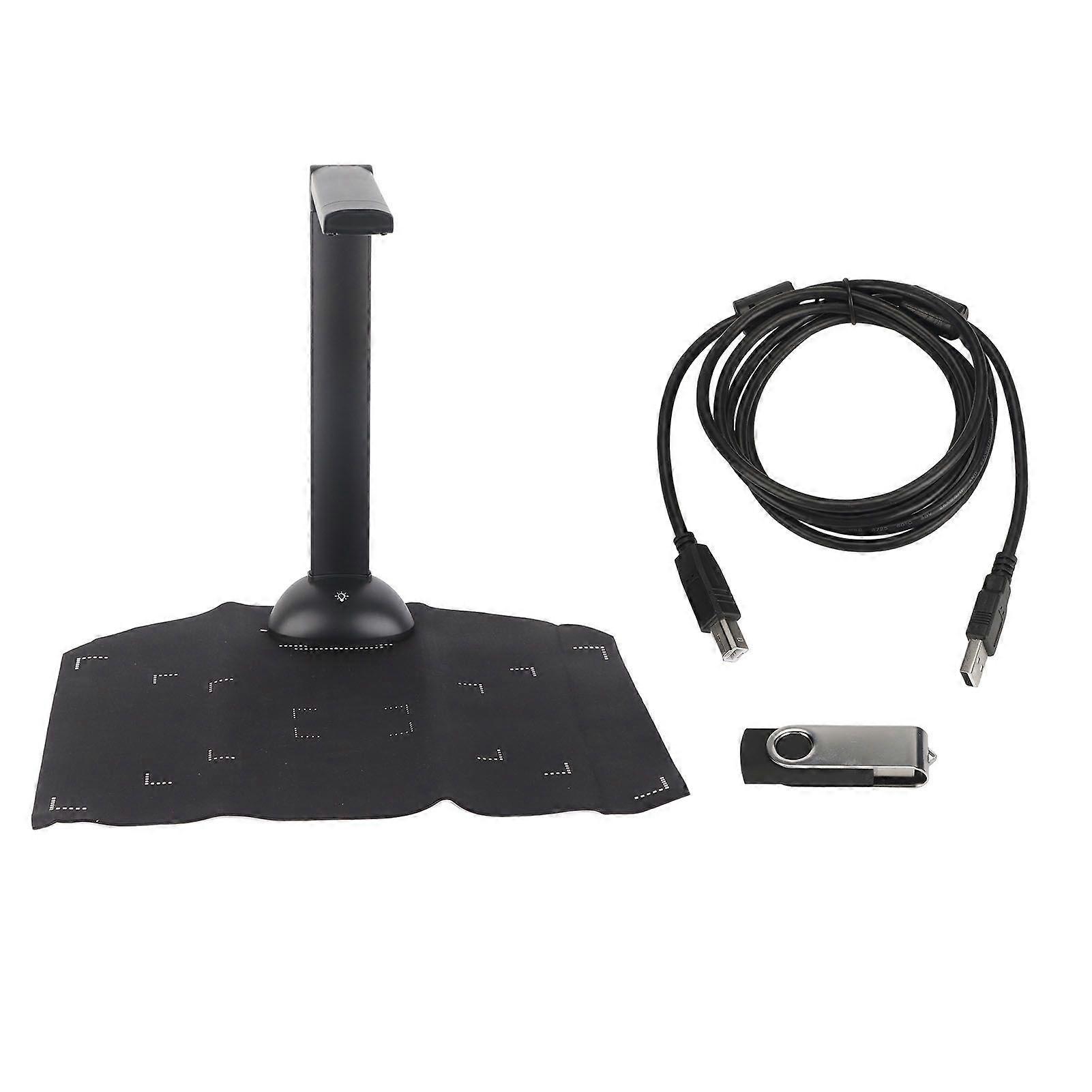 Book Scanner Camera 10MP Multi Language OCR Real Time Projection A3 A4 Foldable Portable USB Document Camera Scanner