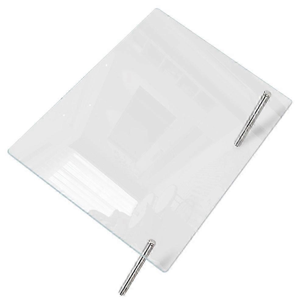 Acrylic Memo Board Multi-Functional Desktop Note-Taking Decoration Transparent Erasable 1Set