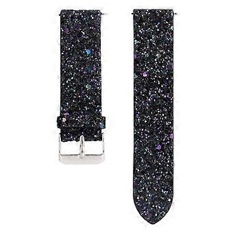 Glitter Urrem Udskiftelig Urrem til Ur Sort