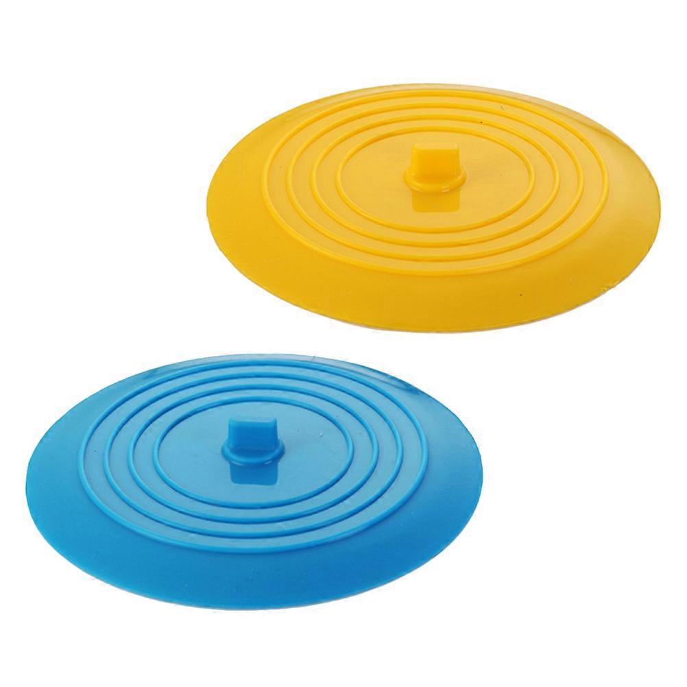 Silicone Drain Plug Round Basin Plug Block Cockroach Kitchen Use 2Pcs