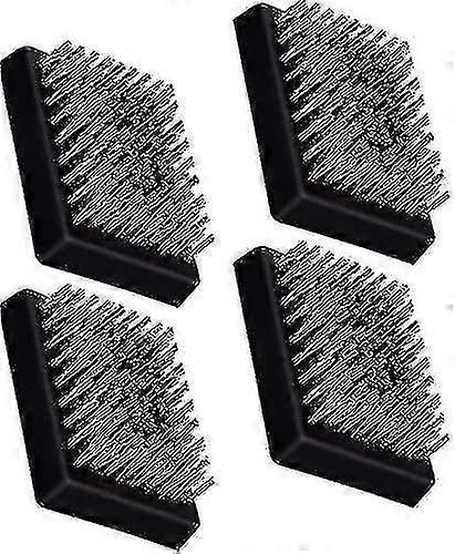 4 Pack Replacement Grill Brush Heads, Cordless, Replaceable Heads Compatible With Most Grill Brushes