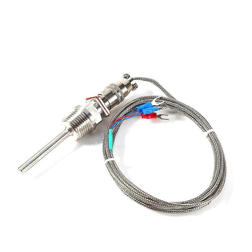 RTD PT100 Temperature Sensor 1/2" NPT Threads with 2 Meter Cable