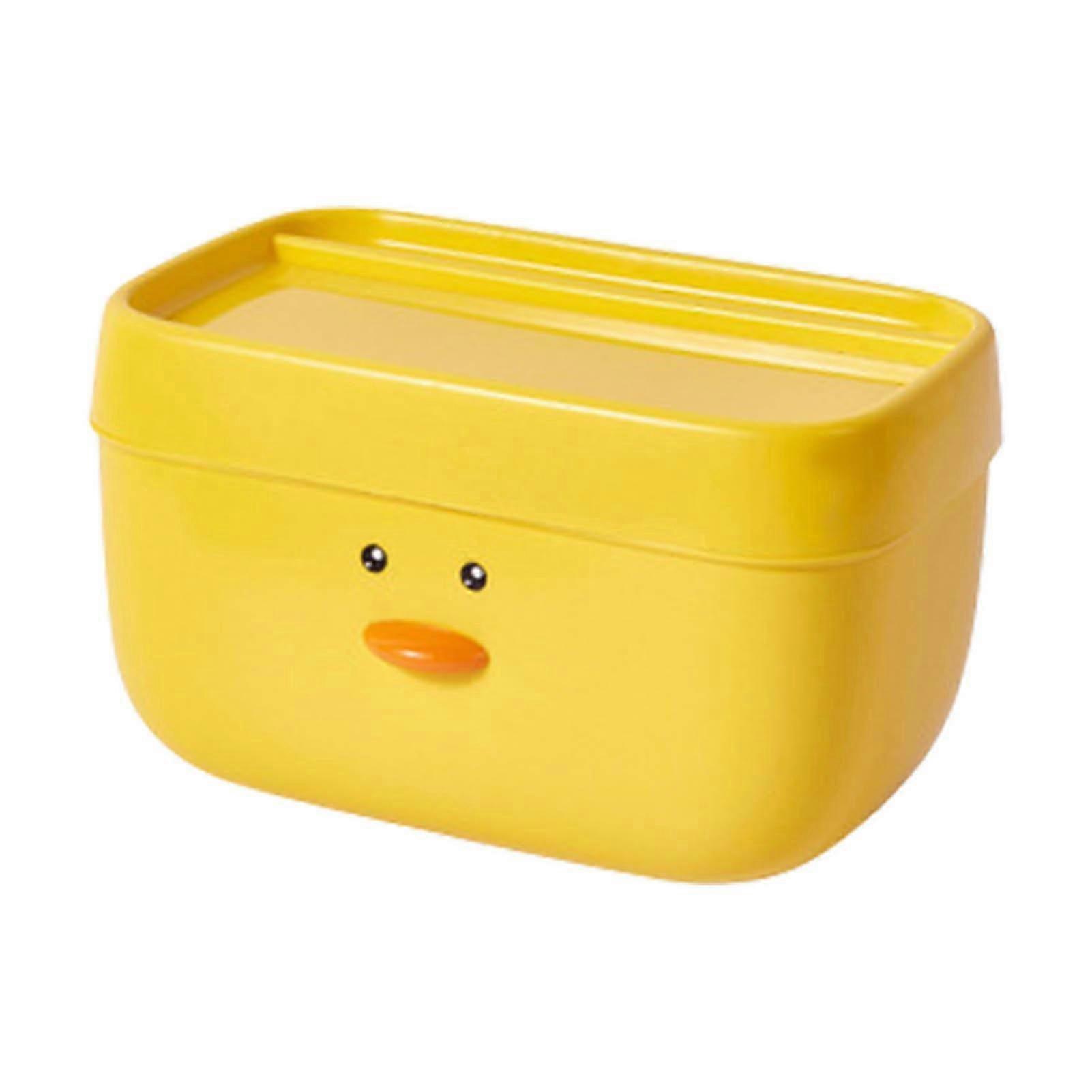 Duck-Shaped Yellow Tissue Box