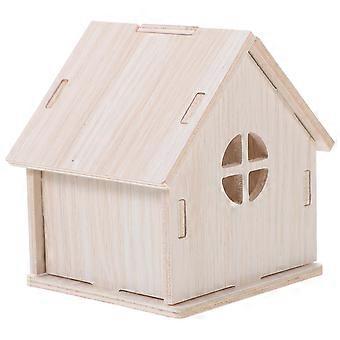 Hamsterhaus aus Holz – Versteck aus Holz für kleine Haustiere