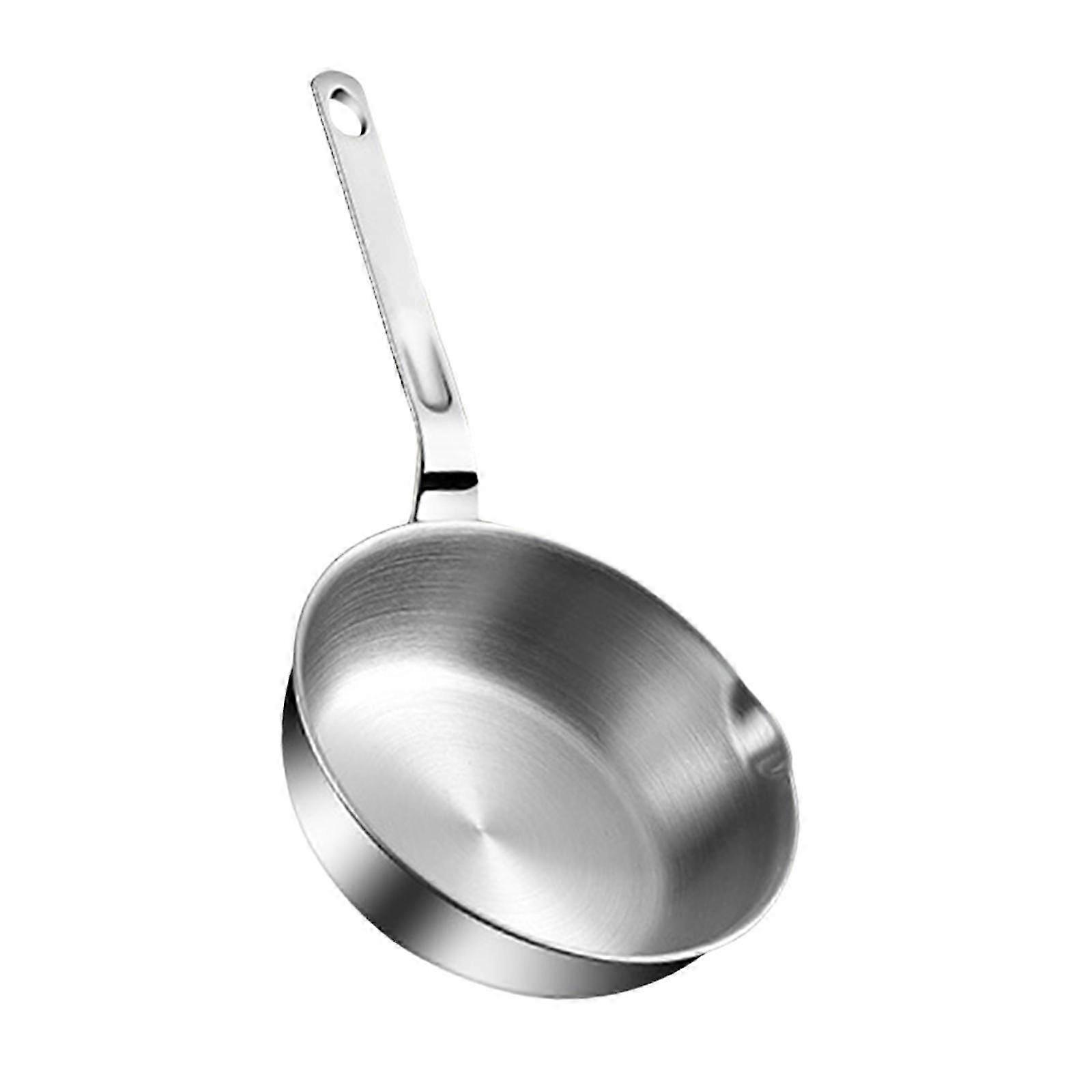 Stainless Flat Bottom Nonstick Skillet
