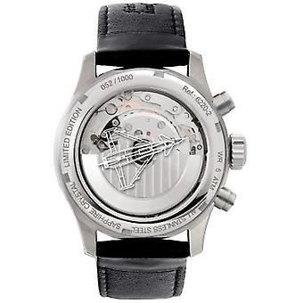 Eurofighter antieke horloge analoge automatische met koeienhuid armband 6220-2
