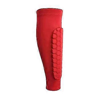 Ski Shin Guards with Gel Pads, Lightweight Honeycomb Calf Protection for Kids & Adults_OpLa2