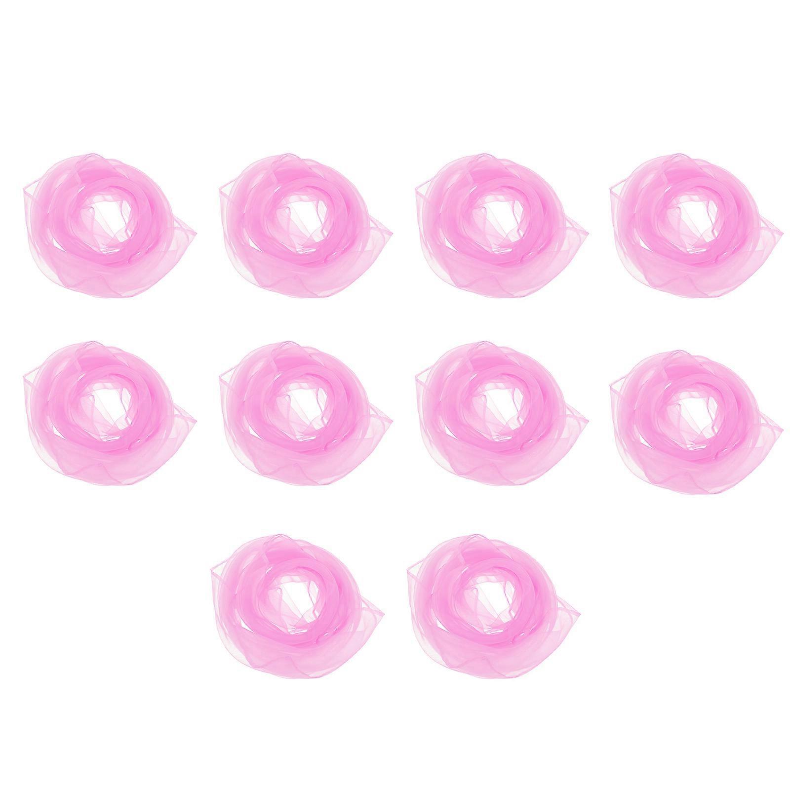 Dance Performance Silky Scarves for Dance Performance 70Pcs Pink